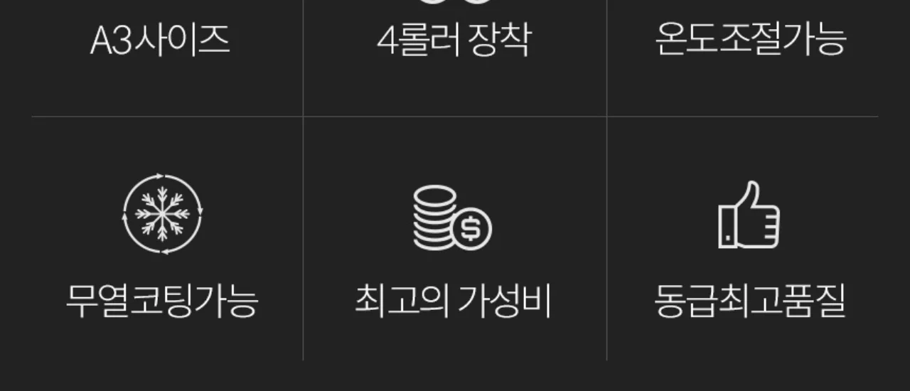 A3 코팅기 KOLAMI-324 4롤러 상세 이미지 3