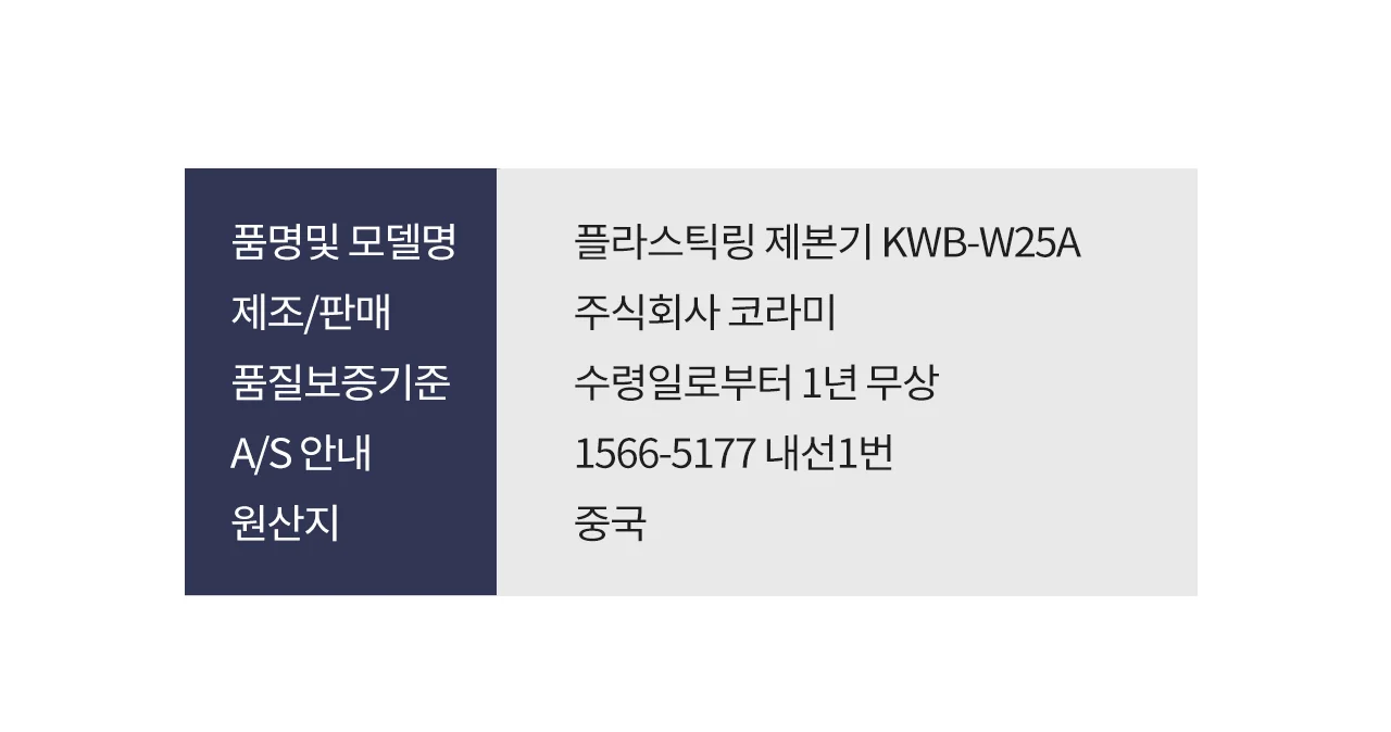 와이어링 제본기 KWB-W25A 사각천공 상세 이미지 48