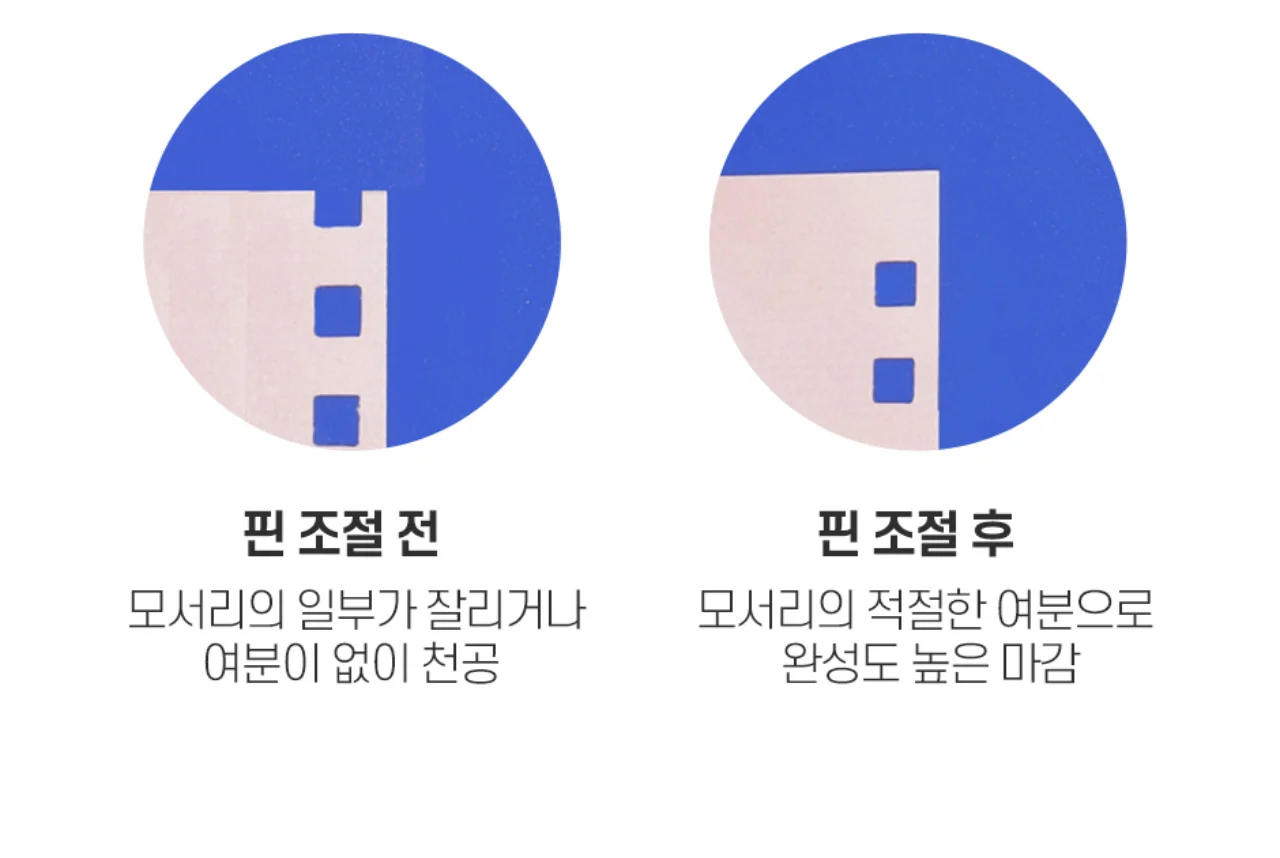 전동 와이어링 제본기 KWB-E2000A 사각천공 상세 이미지 18
