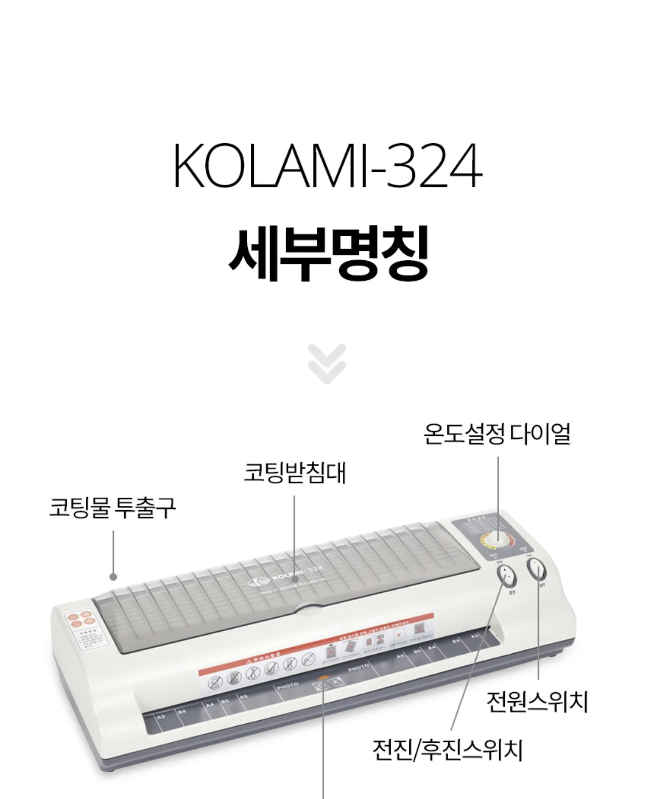 A3 코팅기 KOLAMI-324 4롤러 상세 이미지 12