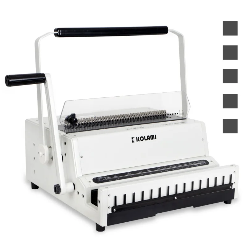 와이어링제본기 KWB-W2500A 사각천공