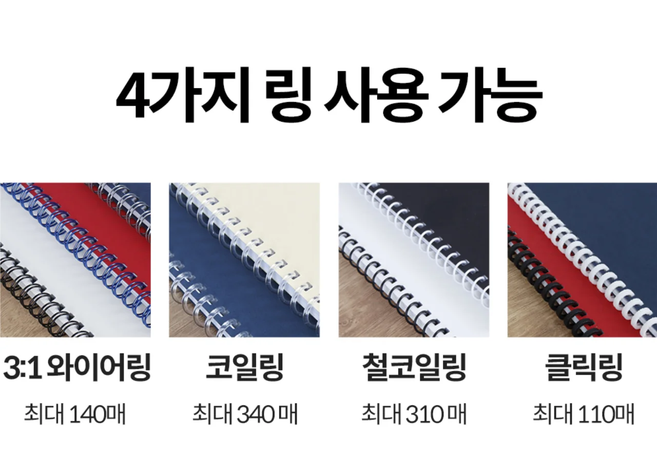 코라미 KWB-W20 와이어링 제본기 사각천공 20매 천공 사무실용 상세 이미지 9