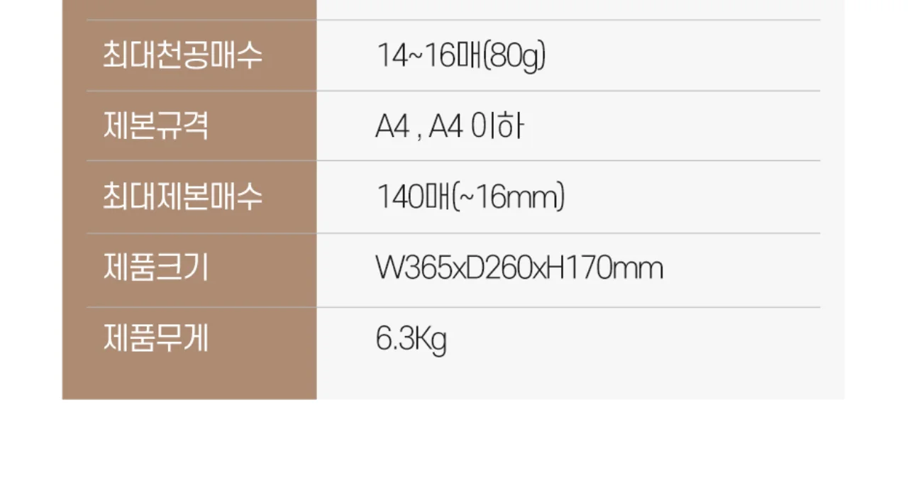코라미 KWB-W12 3:1 와이어링 제본기 사각천공 강철바디 상세 이미지 8