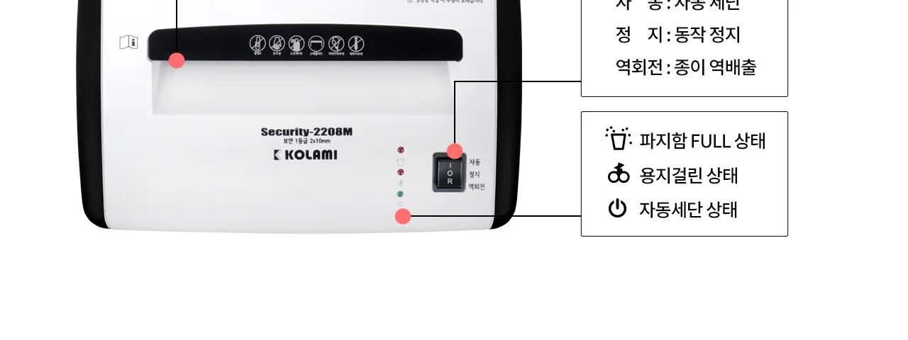 보안1등급 문서세단기 Security-2208M 상세 이미지 7