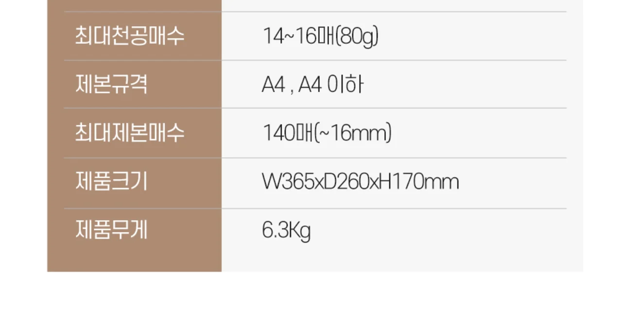 코라미 KWB-W12C 3:1 와이어링 제본기 원형천공 강철바디 상세 이미지 8
