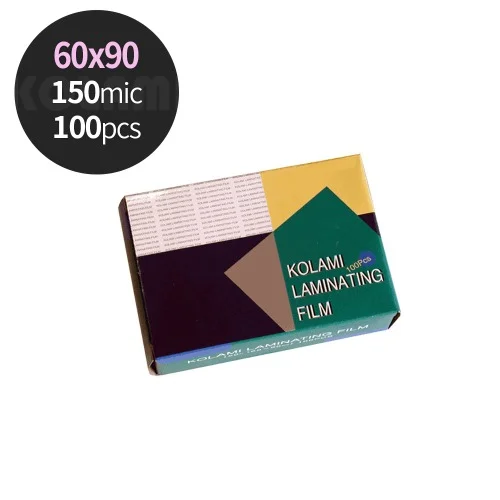 코팅필름 신분증 60 x 90 150 마이크론 (코팅지) 100매