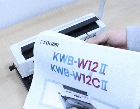 코라미 KWB-W12C 3:1 와이어링 제본기 원형천공 강철바디 상세 이미지 17