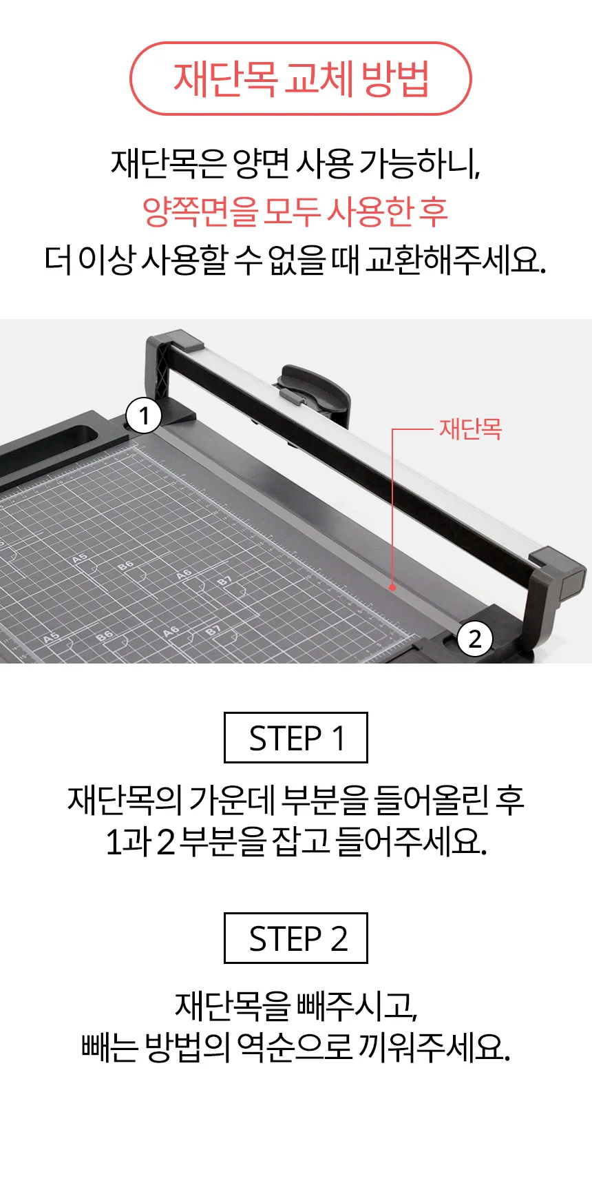 Mcut A3 트리머식 종이재단기(직선 곡선 절취선)3종재단 상세 이미지 16